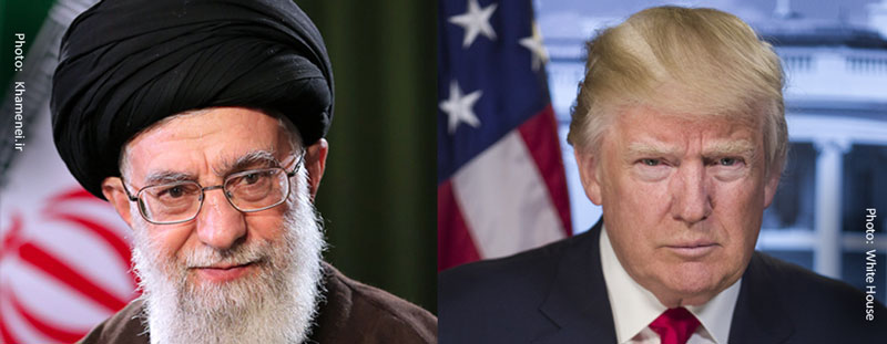 Ali Khamenei and Donald Trump