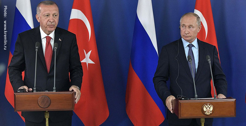 Vladimir Putin and Erdogan