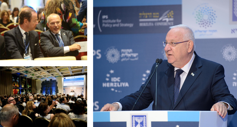 Photos from 2015 Herzliya Conference with President of Israel Rivlin