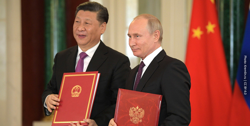 Vladimir Putin and Xi Jinping