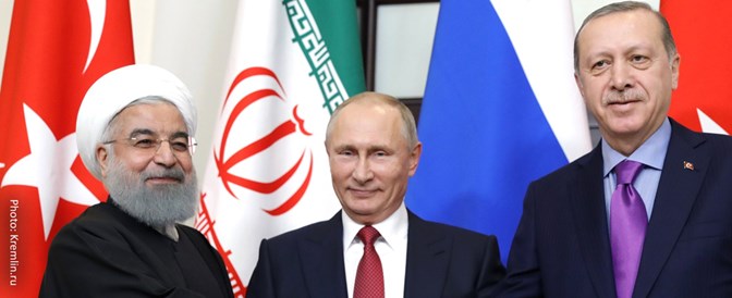 Leaders of Iran, Russia and Turkey