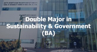 Double Major in Sustainability and Government B.A