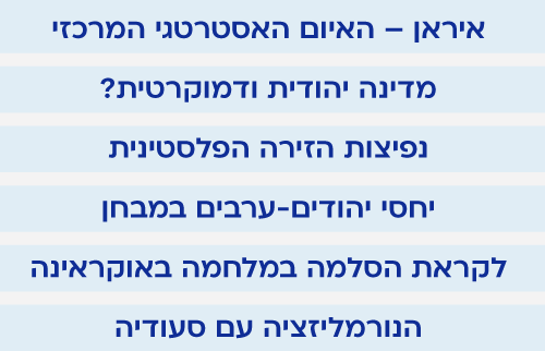 נושאי הפאנל